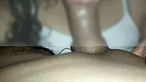 Baby, sucking hubby's huge cock and swallowing his hot cum feels so good!