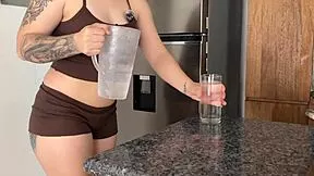 stepsister stays over and they do everything together