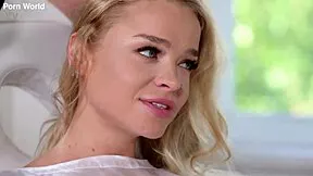 Does Blonde Alexa Flexy Crave Double Penetration at the Salon?