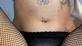 amateur goth college girl bends over perfect ass takes rough doggystyle pounding