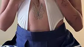Goth Couple Fucks Passionately After Class With Huge Natural Tits Monster Boobs Big Ass Homemade