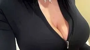 hey my stepmom's big boobs bounce wild in sporty stockings during our doggystyle session