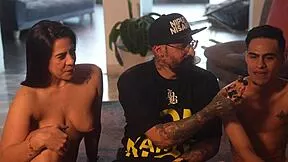 Man, this curvy milf's revenge fuck on her hubby's young driver is wild with that huge dick.