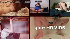 😍 british redhead teen slut edged to orgasm in lingerie cosplay tease close-up!
