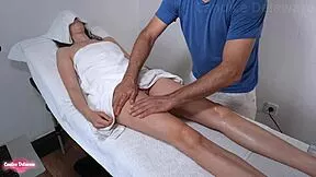 hey pervert masseur gets client moaning to orgasm then fucks