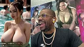 pragmata diana teases with bald pussy before blonde licks it wet