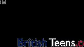 😍 british redhead teen slut edged to orgasm in lingerie cosplay tease close-up!