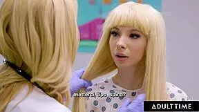 wanna watch petite blonde patient kenzie reeves squirt all over her big-titted milf italian doctor?