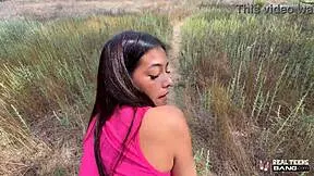 i'm pastors daughter kate legend fuckin outdoors public trail pov so risky 18+
