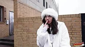 german scout picks up skinny teen mini mitzi small tits no condom casting fuck