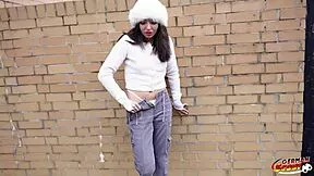 german scout picks up skinny teen mini mitzi small tits no condom casting fuck