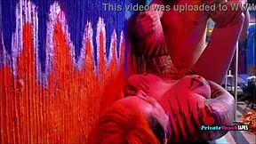 Young Russian Couple's Live Anal Webcam Fuck