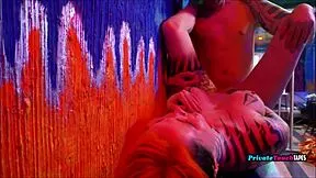 Young Russian Couple's Live Anal Webcam Fuck