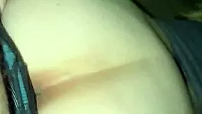 omg my tiny teen hole stretched wide by huge creampie load 😩💦