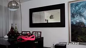 whoa, babysitter caught riding dildo on bike... i swap it for my cock 😈💦
