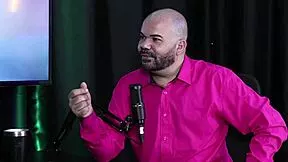 Paulo Avelar chats with TIV models during Porn Cast Brazil interview part 4 on Sheer Red