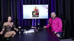 Paulo Avelar chats with TIV models during Porn Cast Brazil interview part 4 on Sheer Red