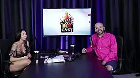 Paulo Avelar chats with TIV models during Porn Cast Brazil interview part 4 on Sheer Red