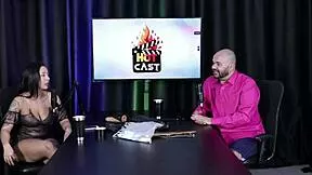 Paulo Avelar chats with TIV models during Porn Cast Brazil interview part 4 on Sheer Red