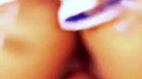 petite 18+ eats fat dick after class 🍆💦