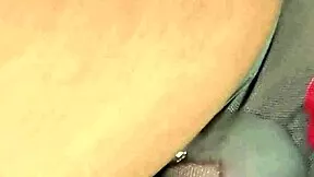 girls discover soaked panties during crowded train commute.