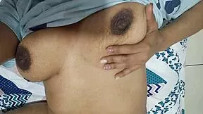 i got so horny fingering my clit in bed till i squirted milk everywhere