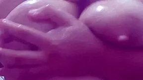 watch me jerk my tiny foreskin dick while my hot girl squirts on her wet pussy and tits