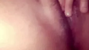 watch me jerk my tiny foreskin dick while my hot girl squirts on her wet pussy and tits