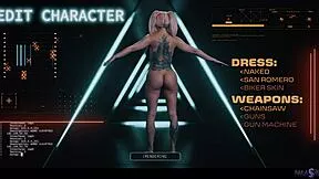 Parasited cosplay teen Octokuro scissored by huge tits gamer in horny transformation