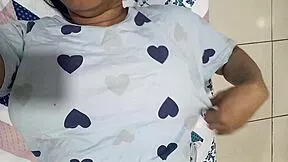 i got so horny fingering my clit in bed till i squirted milk everywhere
