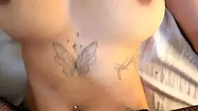 PERFECT Huge Ass on Goth College Coed with Big Natural Tits