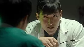 Korean prostitute Kim Seo Young bends over doggystyle for police in butcher shop