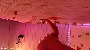 misssvikki slurps dick through see-through gloryhole next door style