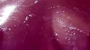 latina mom unwinds in the steamy bathroom mirror gaze