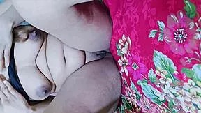 Desi Big Tits Sister's Tight Pussy Gets Roughly Fucked with Loud Moans