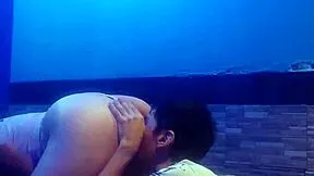 i lick her pussy and ass then fuck her hard in the motel room