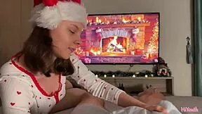 hey wanna see this cute brunette give a gentle new years blowjob then ride cock slow?