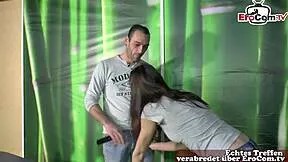 German stepsister craves stepbrother's hot creampie deep inside!