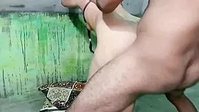 boyfriend pounds janvibhabhi hard in standing missionary position