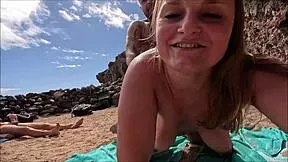 caught filming public quickie tourist turns into sloppy voyeur on beach 😲🏖️💦