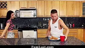 Horny Step Sisters Tease Step Bro Before Hardcore POV Fuck Session