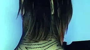 Gordita morena bends for raw anal assfucking no condom creampie
