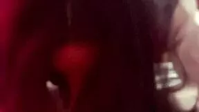 Ebony tempts stepdaddy cock before doggy pounding