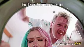 A Petite Babe Takes Big Cock Straight in Her Tight Ass