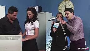 whoa three big tits milfs in ripped clothes orgy with guys sloppy deepthroat cowgirl!