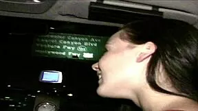 Street Chick Blows Me in Car Then Fucks All Night for Cash