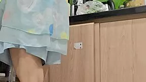 fuck her right in the kitchen while cooking, wet vietnamese girl next door gets ripped clothes and tight pussy hammered!