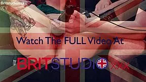 Essex redhead in lingerie edged with wand until she squirts hard all over