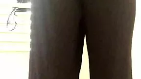 Cute Yoga Slut Farts Loudly in Tight Pants While Posing Seductively