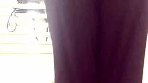 Cute Yoga Slut Farts Loudly in Tight Pants While Posing Seductively